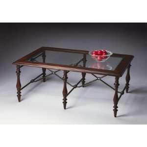  Metalworks Cocktail Table in Distressed Lustrous Fruitwood 2138025