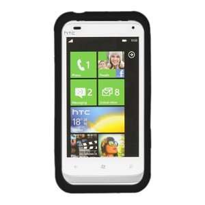  HTC Radar Silicone Skin Case Cover 3 ITEM COMBO   Black Premium 1 Pc 