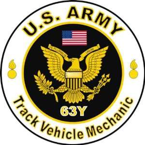  United States Army MOS 63Y Track Vehicle Mechanic Decal 