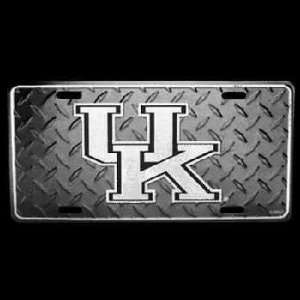   NCAA Kentucky Wildcats Diamond Plate Car Tag: Sports & Outdoors