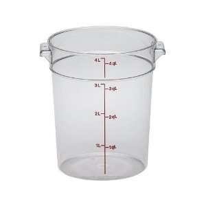 Camware Round Food Storage Containers 4 qt. (RFSCW4) Category: Food 