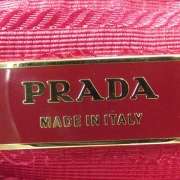 PRADA Saffiano Leather LUX Tote Bag Purse Satchel Red  