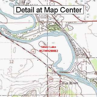 USGS Topographic Quadrangle Map   Silver Lake, Wisconsin (Folded 