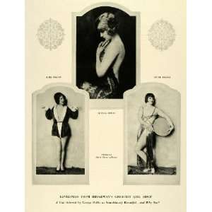 1924 Print Broadway Girl Show Georgia Lerch Louise Brooks Ruth Wilcox 