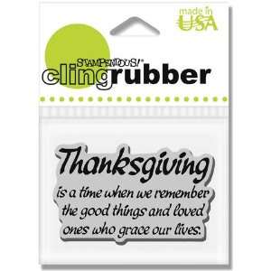    Cling Thanksgiving Time   Cling Rubber Stamp Arts, Crafts & Sewing