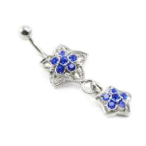 Body piercing Etoiles blue. Jewelry