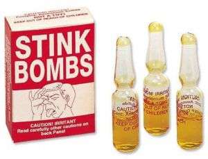 Vial Bottle STINK BOMBS Prank Joke Fart Smell Gas  