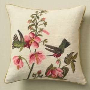 Pink Hummingbird Pillow 