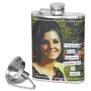  Most Popular Girl In Rehab Flask by Anne Taintor Kitchen 