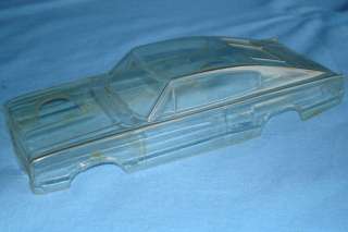 Unknown Vintage 1:24 Scale Slot Car Racing Clear Painted Body Dodge 