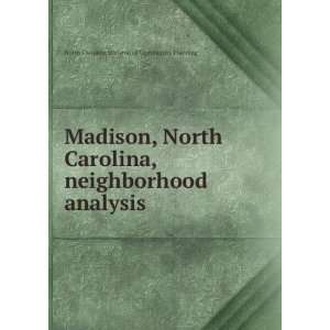 , North Carolina, neighborhood analysis North Carolina. Division 