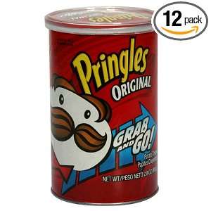 Pringles Potato Crisps, Original, 2.8 Ounce Packages (Pack of 12 
