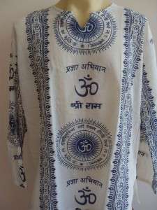Ganesh Ganesha Om Mens T Shirt Hindu India White XL 2XL XXL # blue 