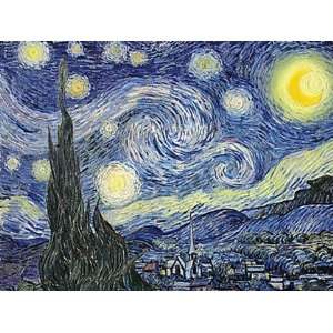  The Starry Night, c.1889 by Vincent Van Gogh 24x18