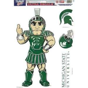  MICHIGAN STATE SPARTANS MASCOT REMOVABLE CAR TRUCK WINDOW 