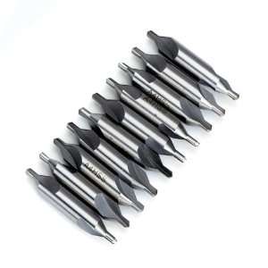  10pcs 4mm Combined Center Drill Countersinks 60 Degrees 