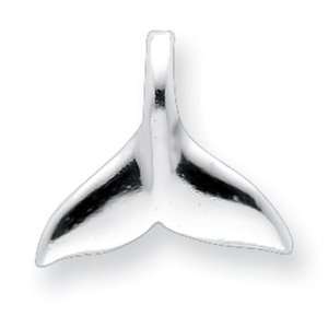  Sterling Silver Whale Tail Slide Pendant Vishal Jewelry 