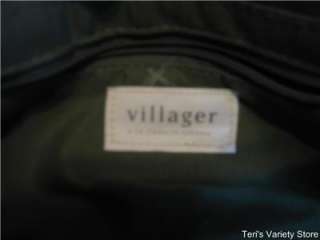 Villager a Liz Claiborne Company Green Handbag/purse  