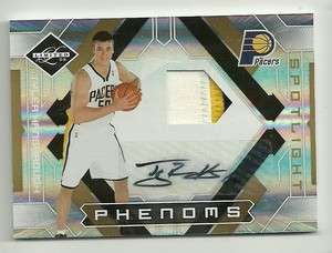 10 TYLER HANSBROUGH 09/10 LIMITED AUTO PATCH RC GOLD  