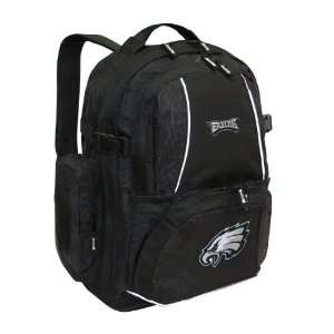  NFL Philadelphia Eagles Black Backpack Trooper: Sports 