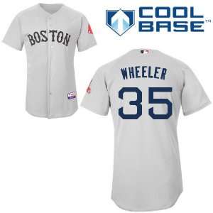  Dan Wheeler Boston Red Sox Authentic Road Cool Base Jersey 