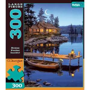    300 Piece Darrell Bush Crescent Moon Bay Puzzle Toys & Games