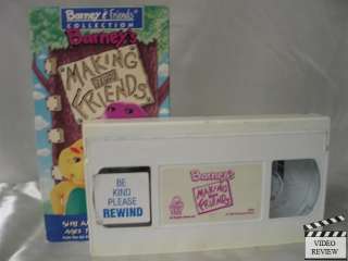 Barney   Barneys Making New Friends VHS  