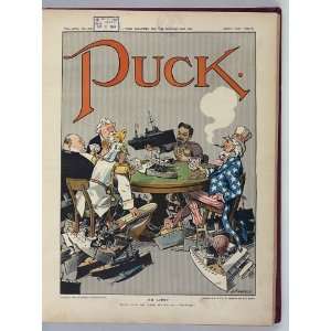 No limit,Louis M Glackens,high stakes poker game,Puck,Meiji,Emile 