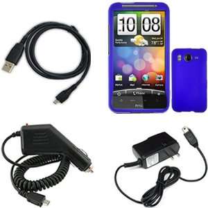   Wall Charger + Rapid Car Charger + USB Data Charge Sync Cable for HTC