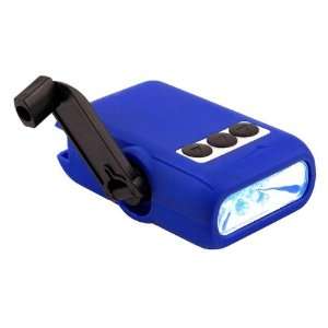  EZ Hand Crank Emergency LED Flashlight   BLUE: Home 