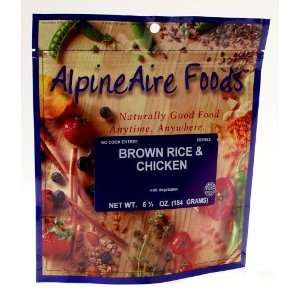  AlpineAire Freeze Dried Brown Rice and Chicken with Vegetables 