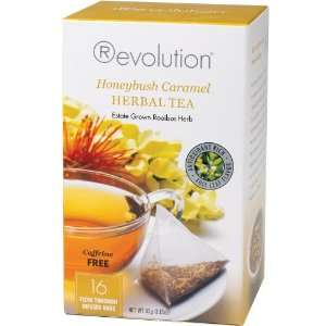 Revolution Tea, Honeybush Caramel (Caffeine Free), 16 Flow through 