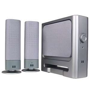    HP Rock & Roll 2.1 Stereo Speaker System (Gray): Electronics