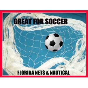  Fishing Net, Soccer, Basketball, Disc Golf Safety Netting 