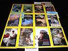 12 NATIONAL GEOGRAPHIC MAGAZINE COMPLETE SET 1991 NM  