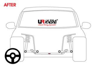 UR 16mm Rear Anti roll Bar: Toyota Starlet EP 80,82  