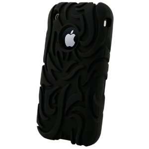   Soft Rubber Cover   iPhone 3G / 3Gs   Black: Cell Phones & Accessories