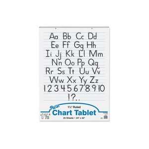  Blue Ruling Chart Tablet   25 Sheets