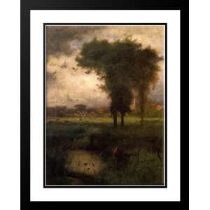 Inness, George 28x36 Framed and Double Matted Summer, Montclair 