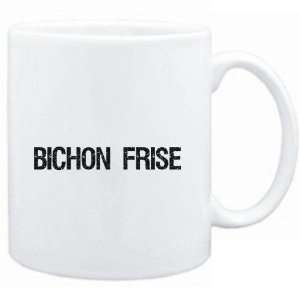 Mug White  Bichon Frise  SIMPLE / CRACKED / VINTAGE / OLD Dogs 