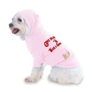  Blood Tease a Gerbil Hooded (Hoody) T Shirt with pocket for your Dog 