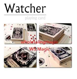   MYSTERY WATCHER PLAYING CARDS W/3 GAFF CARD NEW RARE LIMITED  