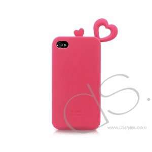  Love Series iPhone 4 and 4S Silicone Cases   Magenta: Cell 