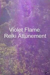 Violet Flame Reiki Master Attunement   40 symbols  