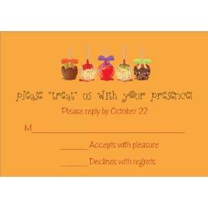  Candy Apples Response Cards