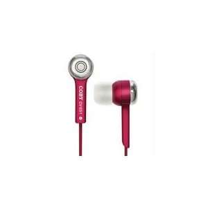  Coby Red jammerz Isolation Stereo Earphones: Musical 