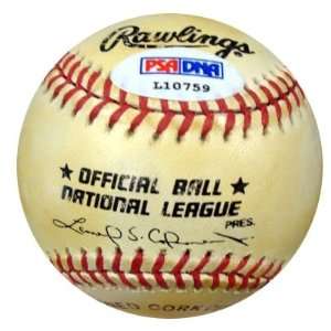  Peter McGowan Autographed/Hand Signed NL Baseball PSA/DNA 