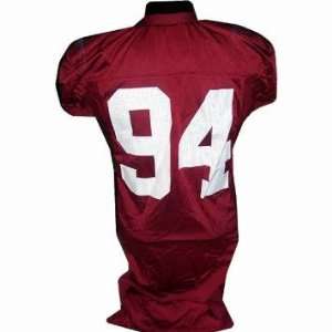  #94 Alabama Game Used Maroon Football Jersey (Name Removed 