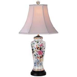  Famille Rose Vase Porcelain Table Lamp: Home Improvement