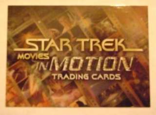 RARE PROMO CARD STAR TREK MOVIES IN MOTION P1 2008  